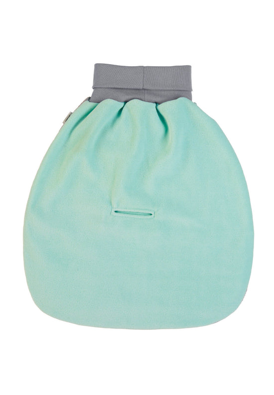 Sterntaler Strampelnest Esel Emmi aus Microfleece,Türkis/Grau Valentinstagsangebot
