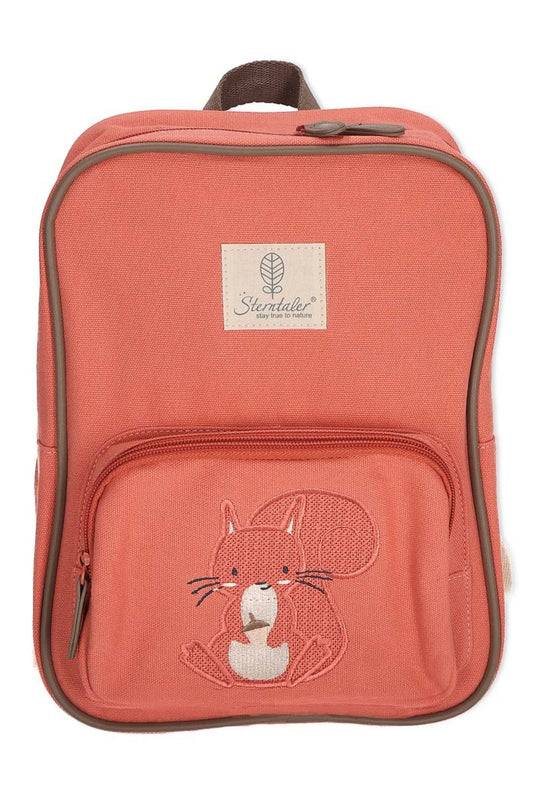 Sterntaler Kindergarten Rucksack Eichhörnchen Enna in hellrot, 6,5L Lagerräumung