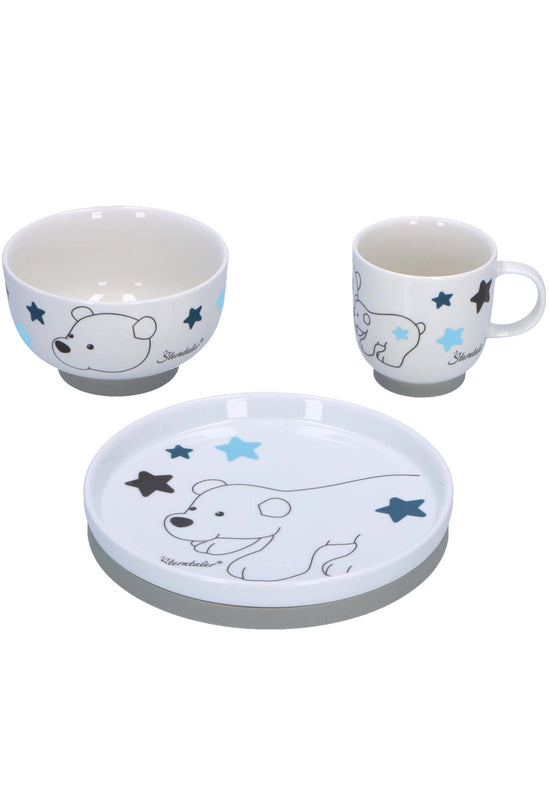 Sterntaler Porzellan-Geschirr-Set Eisbär Elia 3-teilig Top Angebot