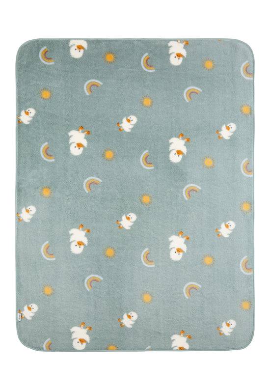 Sterntaler Babydecke mit Motiv Ente Edda in steingrün Exklusive Angebote