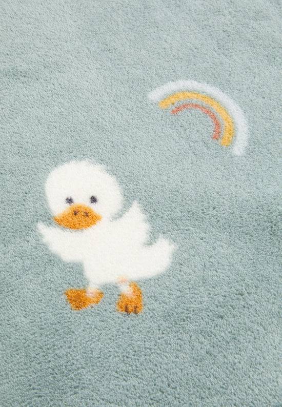 Sterntaler Babydecke mit Motiv Ente Edda in steingrün Exklusive Angebote