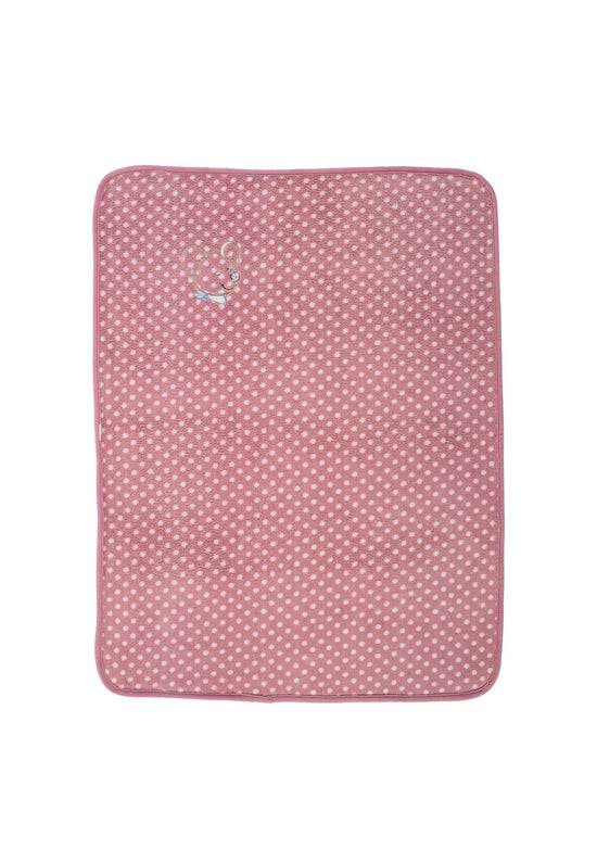 Sterntaler Plüsch-Decke Maus Mabel in Rosa mit hellen Punkten Große Rabatte