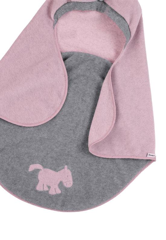 Sterntaler Einschlagdecke Pony Pauline in Lila/Grau, 75x90cm Riesige Ersparnisse