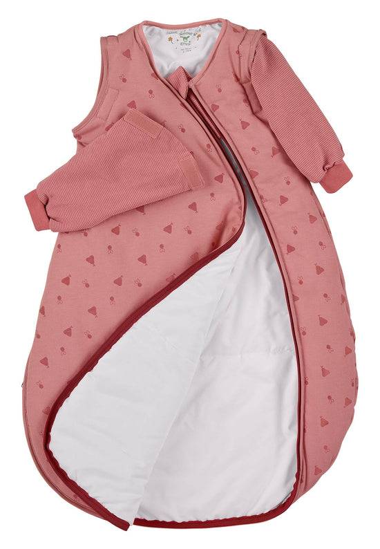 Sterntaler Schlafsack mit Ärmeln 90cm Esel Emmily, Mittelrot Auslauf