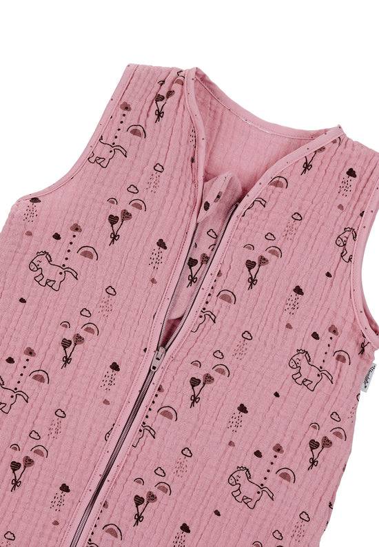 Sterntaler Musselin-Schlafsack Pauline in Lila, 1,00 TOG Lagerräumung