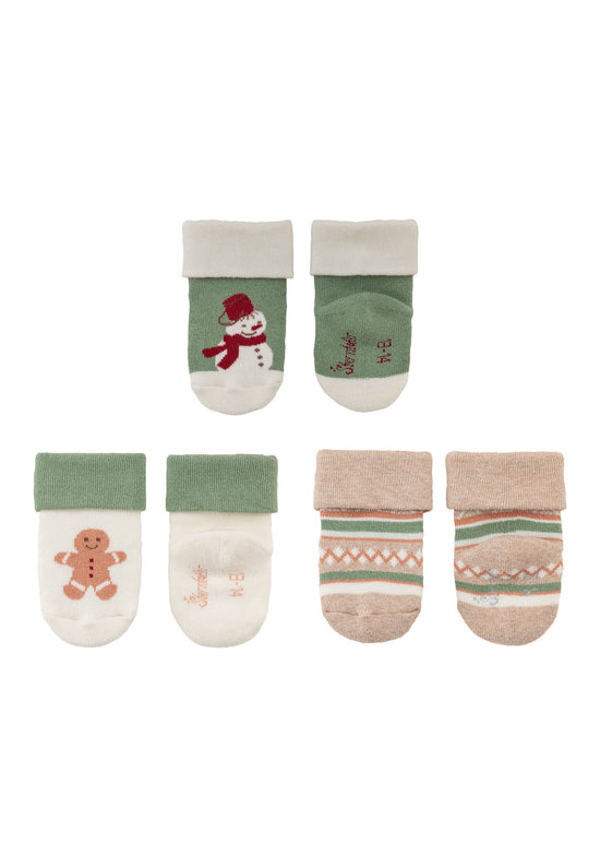 Sterntaler Baby Socken 3er Set Weihnachten aus Baumwoll-Mischgewebe Bestseller