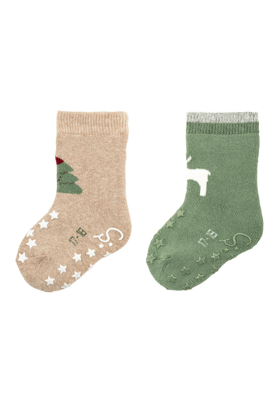 Sterntaler ABS Socken Weihnachten im 2er-Pack, rutschfeste Sohle Sonderangebote