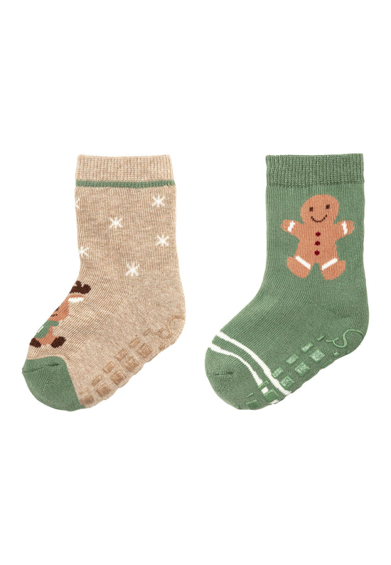 Sterntaler ABS Socken Weihnachten im 2er-Pack, Innenfrottee Begrenzte Freigabe