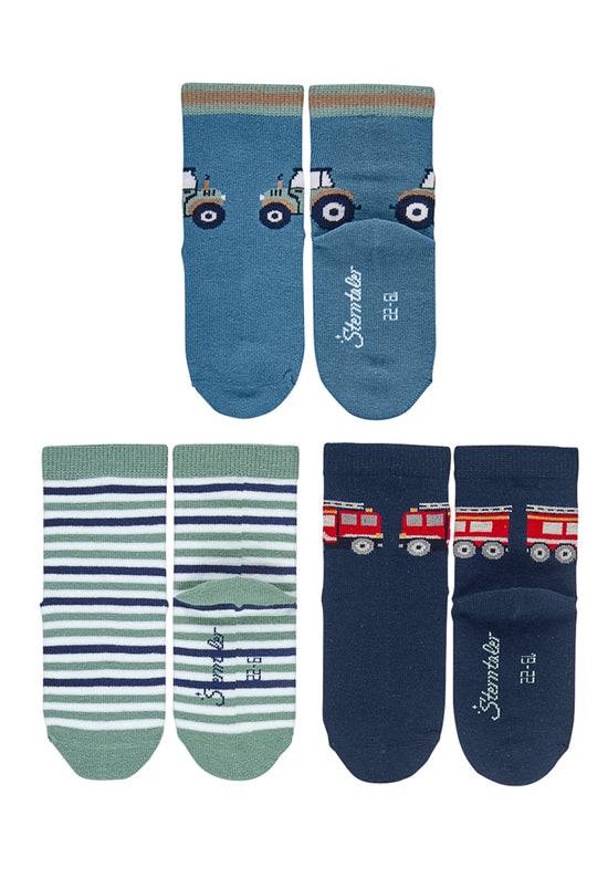 Sterntaler Kindersocken 7er-Box Jungen in Mittelblau Bis zu 55% Rabatt