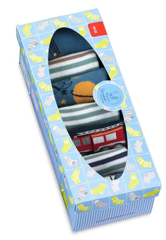Sterntaler Kindersocken 7er-Box Jungen in Mittelblau Bis zu 55% Rabatt