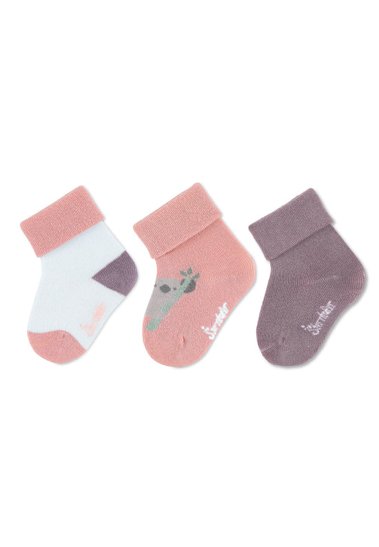 Sterntaler Babysocken im 3er-Pack uni, Koala und 3farbig zollfrei