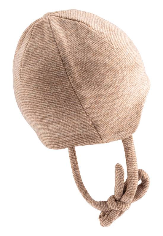 Sterntaler Beanie in Melangeoptik-Optik mit Bindeband, gefüttert im Angebot