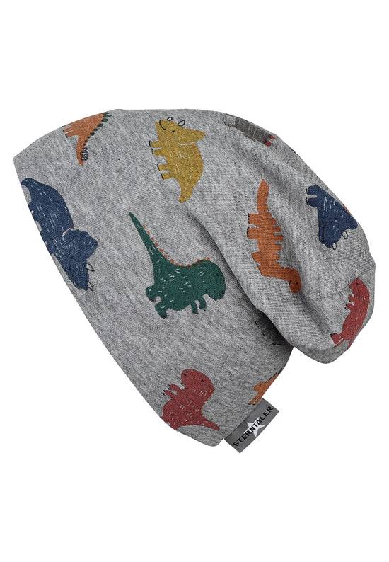 Sterntaler Beanie bedruckt mit bunten Dinos Günstiger Verkauf