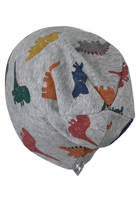 Sterntaler Beanie bedruckt mit bunten Dinos Günstiger Verkauf