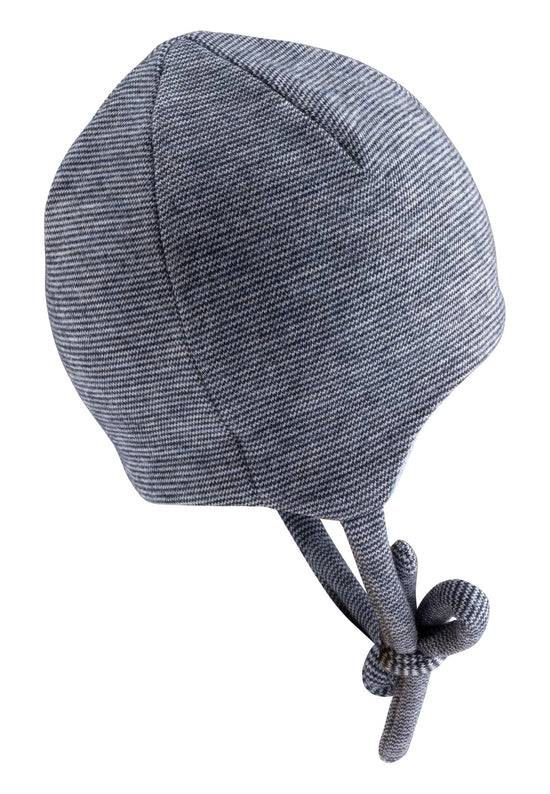 Sterntaler Beanie in Melange-Optik mit Streifendruck Sonderangebot