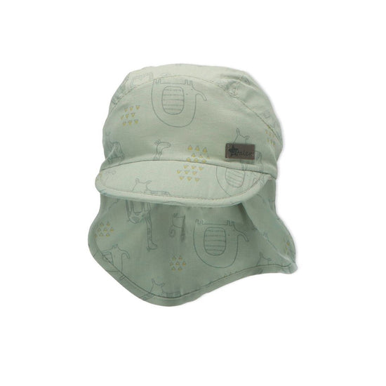 Sterntaler Schirmmütze mit Nackenschutz und Safari-Motiven Begrenztes Angebot