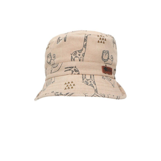Sterntaler Fischerhut mit süßen Safari-Motiven in Beige Online Shopping