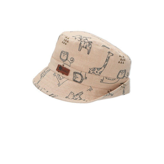 Sterntaler Fischerhut mit süßen Safari-Motiven in Beige Online Shopping