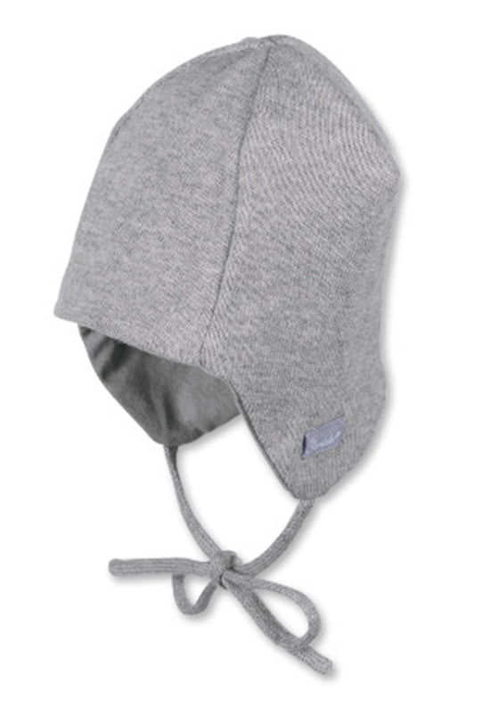 Sterntaler OCS Strickmütze uni, Ohrenklappen und Bindeband