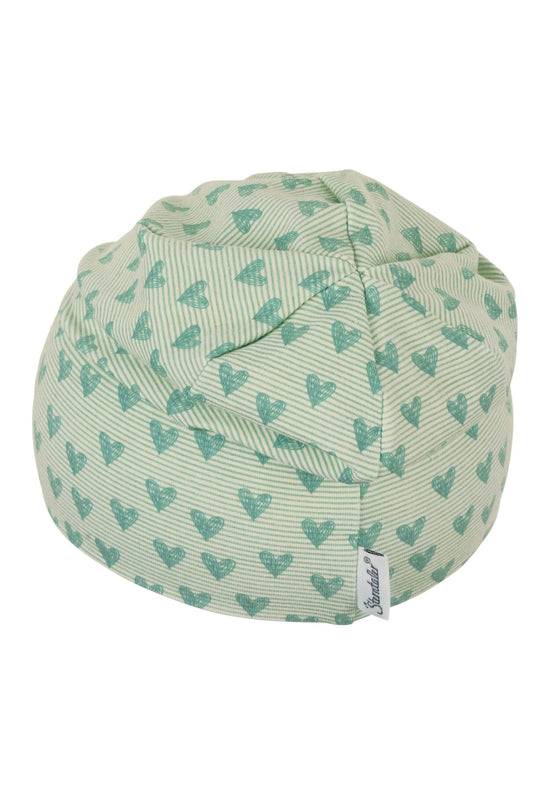 Sterntaler Slouch-Beanie mit Herzen Print aus Jersey Letzte 3 Tage