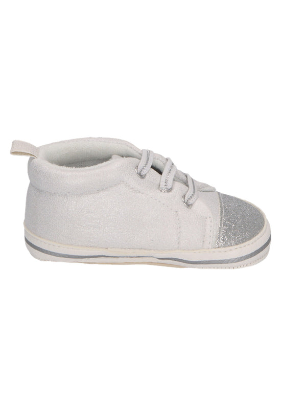 Sterntaler Babyschuh mit elastischen Schnürsenkeln in lichtgrau Vierteljährliche Förderung