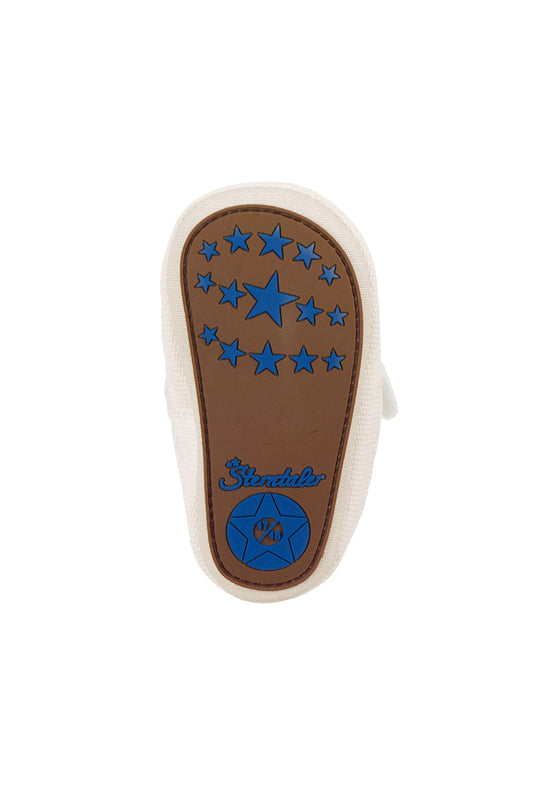 Sterntaler Babyschuh aus Denim und Baumwollstoff mit Druck Fabrikladen