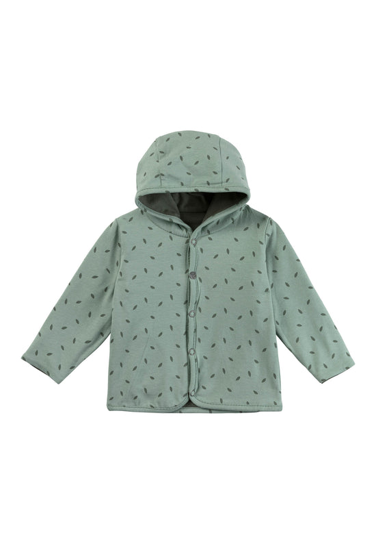 Sterntaler Wendejacke aus Baumwolljersey mit Blätterdruck Hotsell