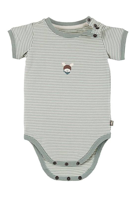 Sterntaler GOTS Body Esel Emmi, Kurzarm aus Jersey geringelt Sonderangebot