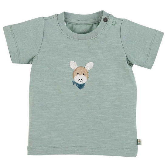 Sterntaler GOTS Kurzarm-Shirt mit Esel Emmi Applikation Begrenztes Angebot