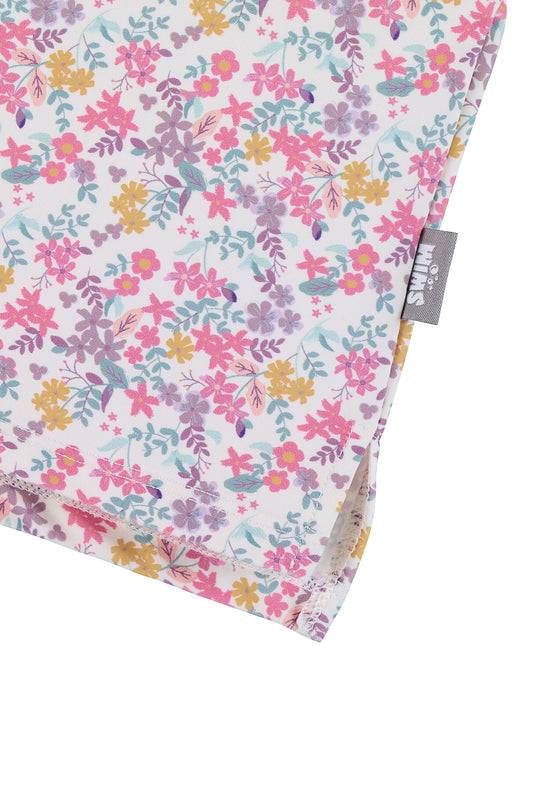 Sterntaler Schwimmshirt bedruckt mit Blumen in ecru Valentinstagsangebot