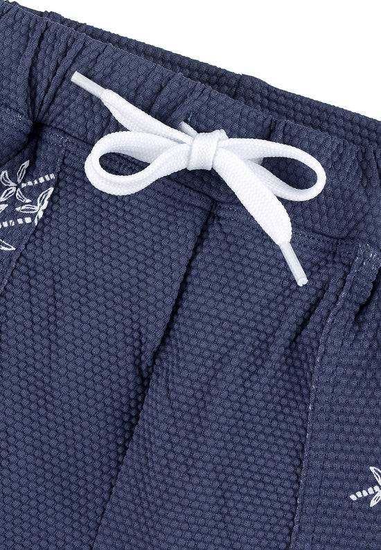 Sterntaler Kinder Badeshorts bedruckt mit Palmen in blau Exklusive Angebote