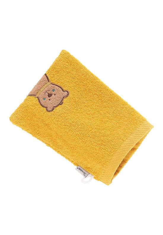 Sterntaler Waschhandschuh Bär Ben in Gelb, 15x21cm Nur noch ein Tag übrig