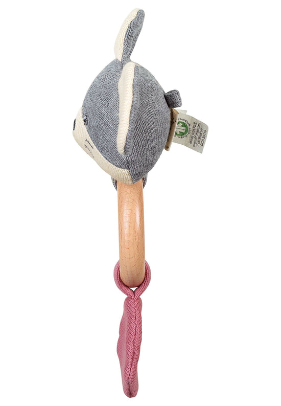 Sterntaler GOTS Strick-Spielfigur Maus, Holz-Greifring Buche Kostenloser Versand