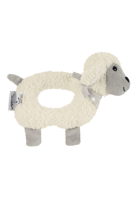 Sterntaler Greifling Schaf Stanley in Ecru mit Grau, 16 cm Flash Sale