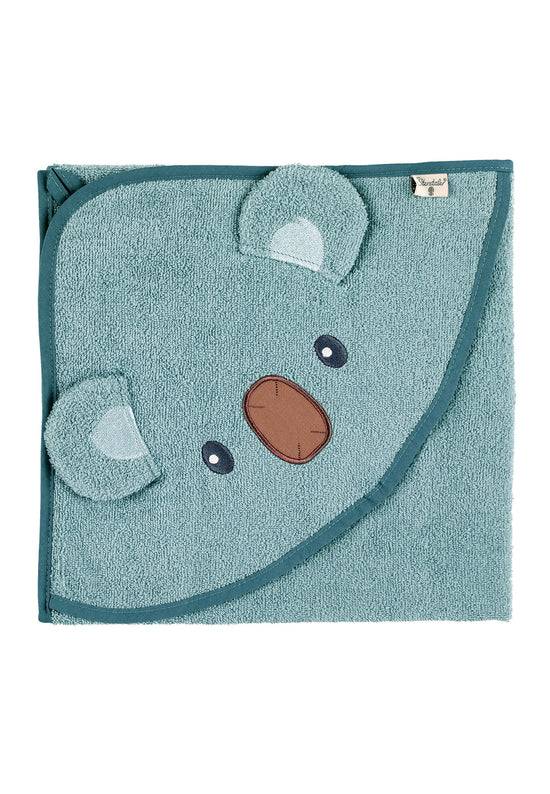Sterntaler GOTS Motiv-Badetuch Koala Kalla in Blau melange Saisonschlussverkauf