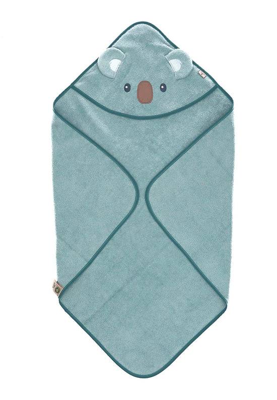 Sterntaler GOTS Motiv-Badetuch Koala Kalla in Blau melange Saisonschlussverkauf