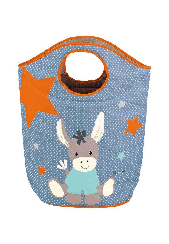 Sterntaler Aufbewahrungskorb Esel Emmi in Blau und Orange Cyber Monday