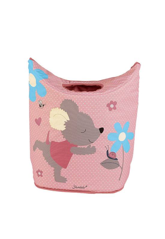 Sterntaler Aufbewahrungskorb Maus Mabel in Rosa, Grau u. Blau Weihnachtsangebot