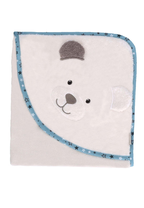 Sterntaler GOTS Motiv-Kapuzen-Badetuch 80x80cm Eisbär Elia Blitzangebot