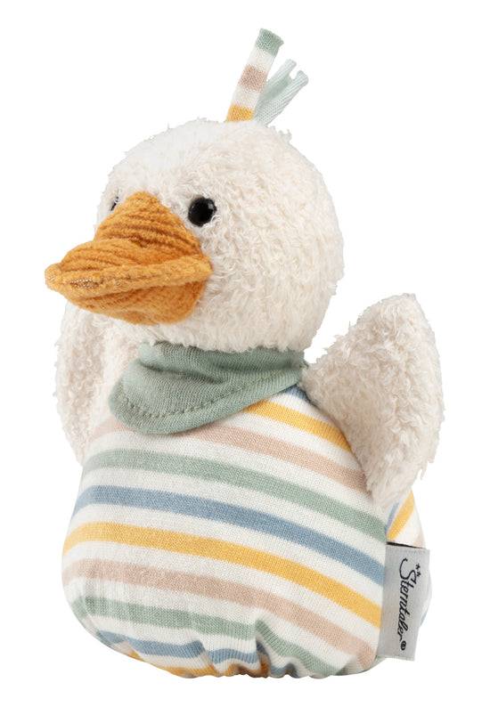 Sterntaler Knuddelsäckchen Ente Edda in buntem Ringel-Jersey Neueste Stile