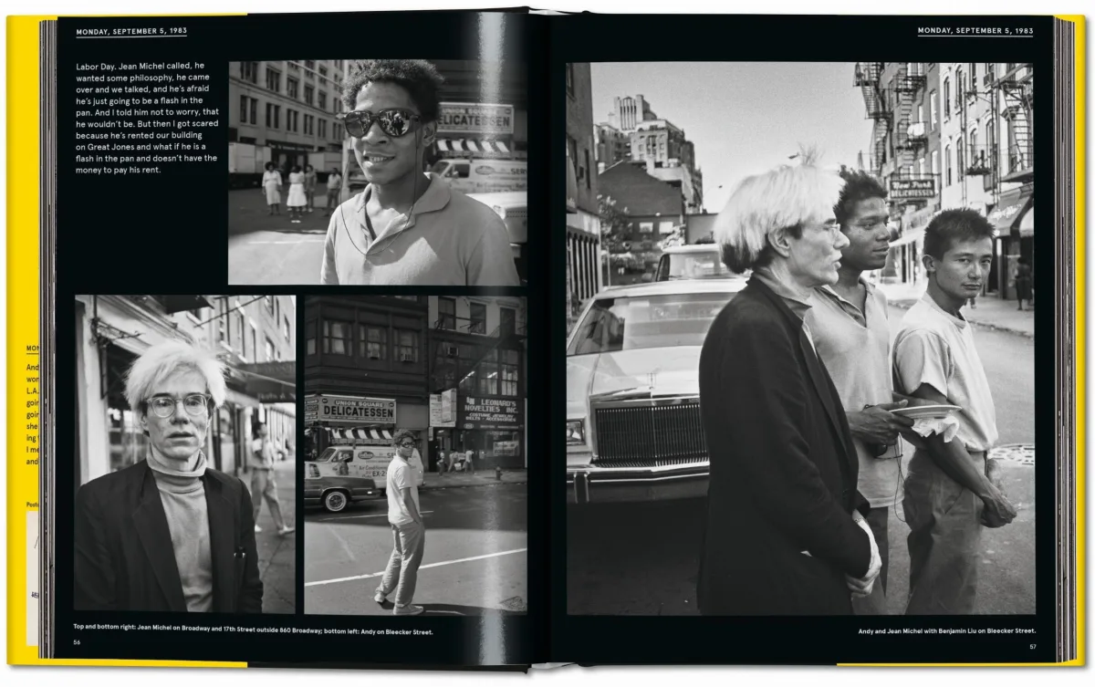 TASCHEN Warhol on Basquiat. The Iconic Relationship Told in Andy Warhol’s Words and Pictures Sonderangebot der Fabrik