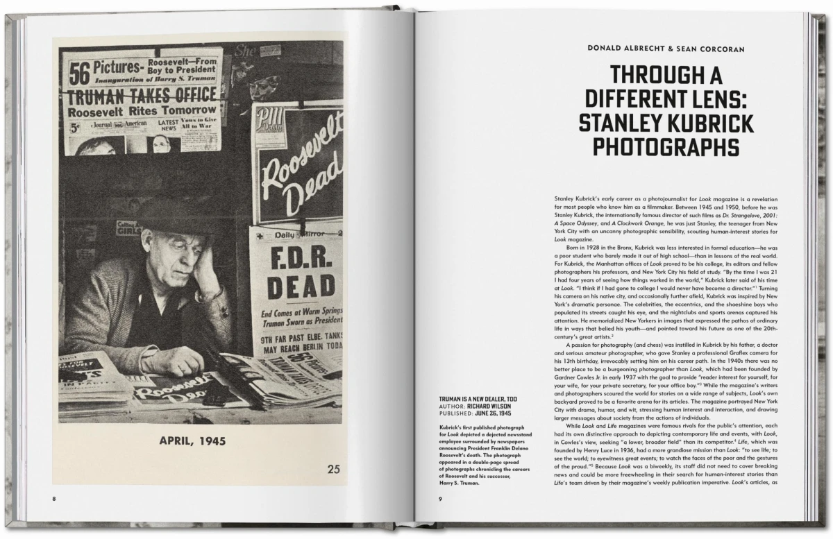 TASCHEN Stanley Kubrick Photographs. Through a Different Lens im Angebot